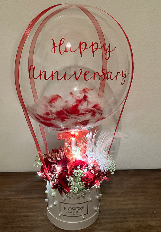 Happy Anniversary Feather Bouquet